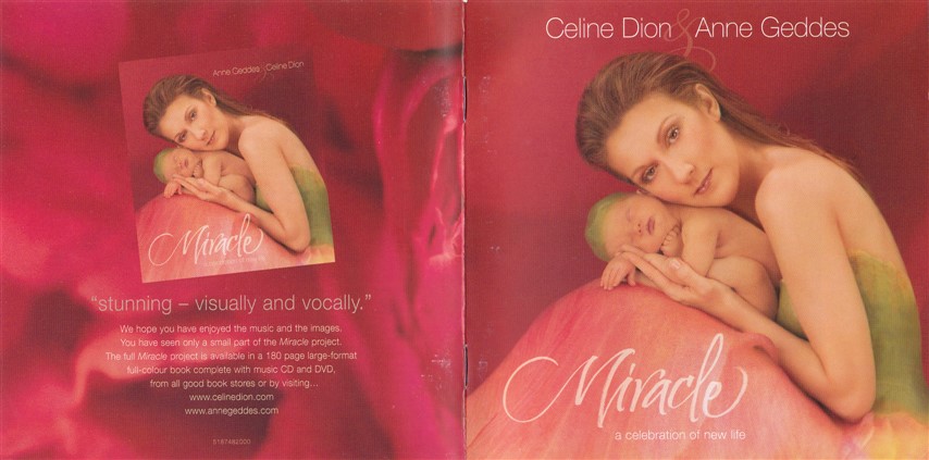 Celine Dion  Miracle; Collectors Edition : Front + Inlay